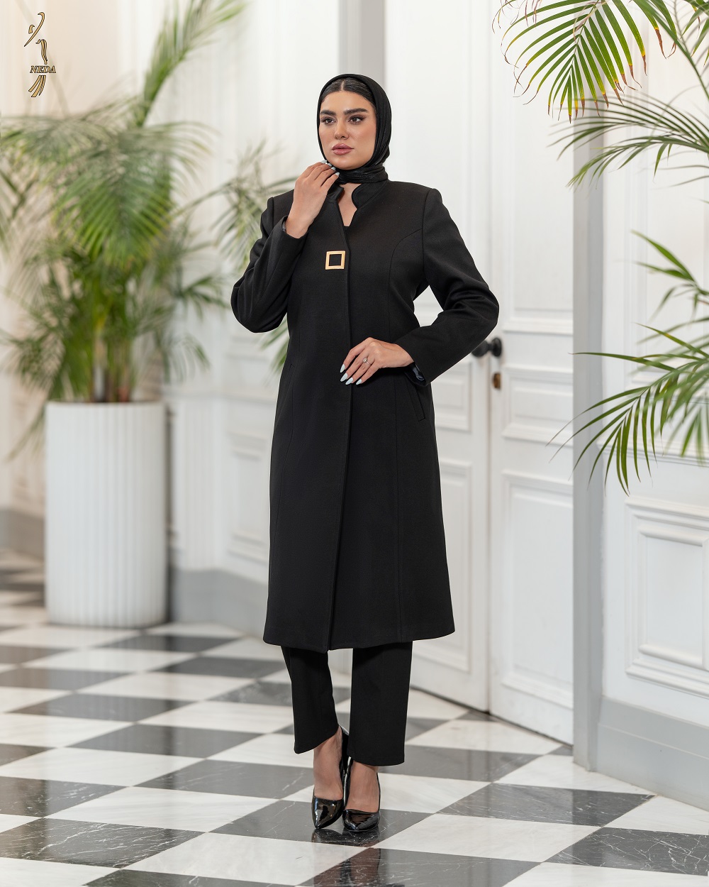 NRیقه ایستاده یراق مربع