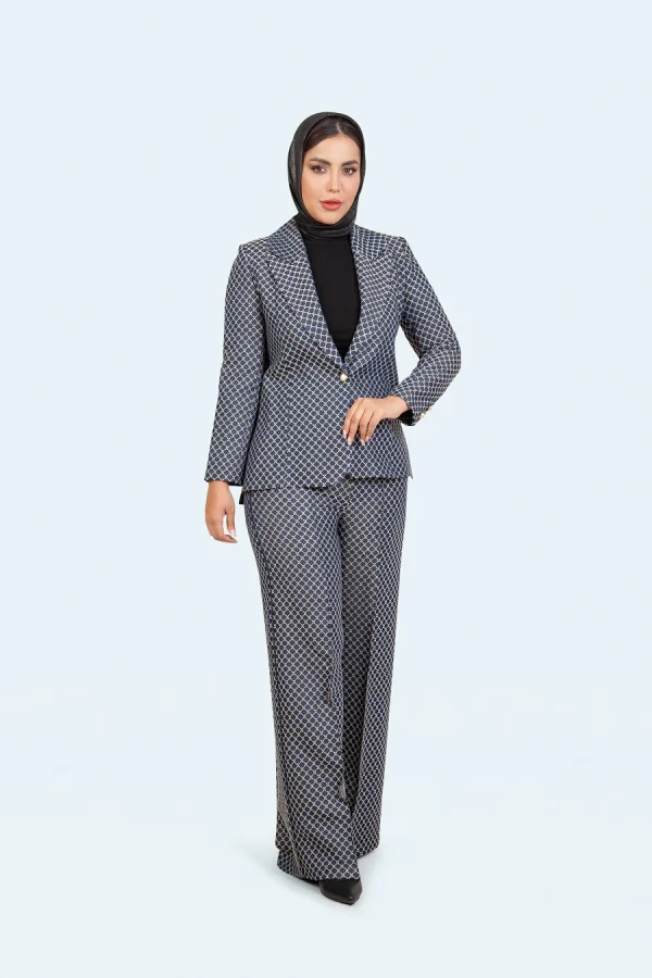 یقه انگلیسی تک دکمه مهسا - تصویر 8