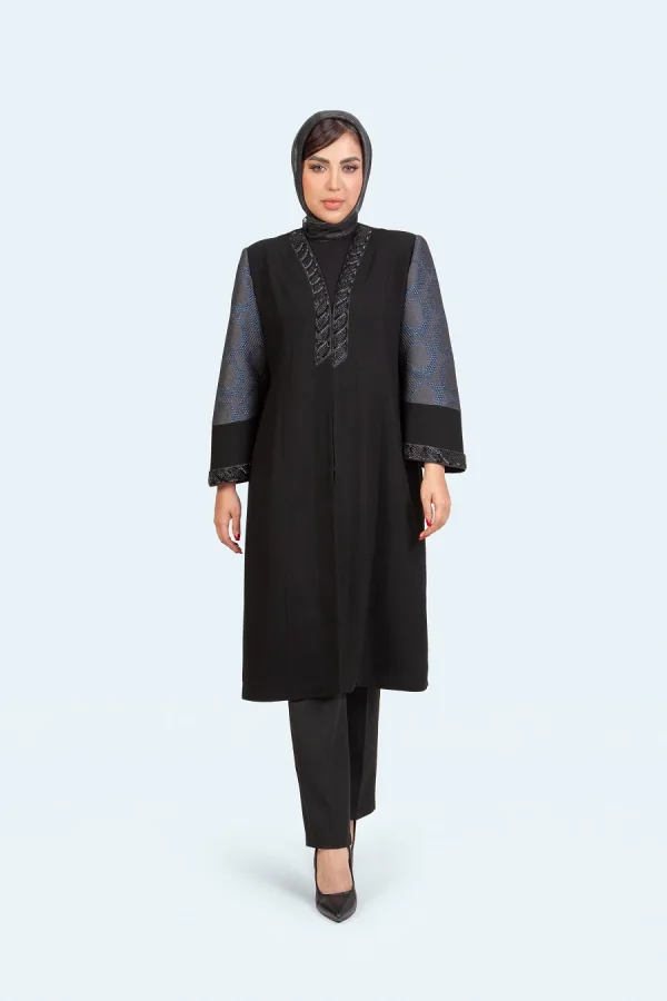 کرپ لمه بلند خرجکار چشمی - تصویر 5