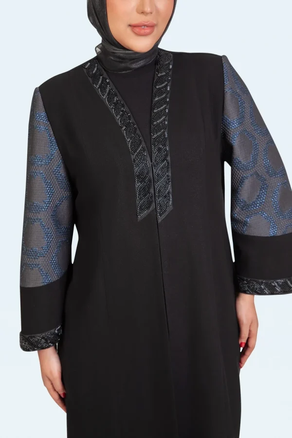 کرپ لمه بلند خرجکار چشمی - تصویر 3