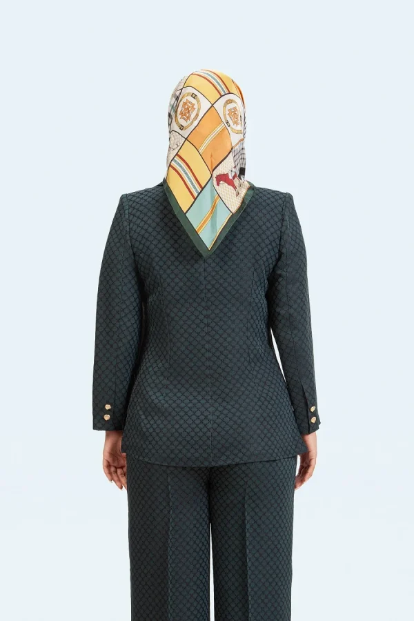 یقه انگلیسی تک دکمه مهسا - تصویر 5