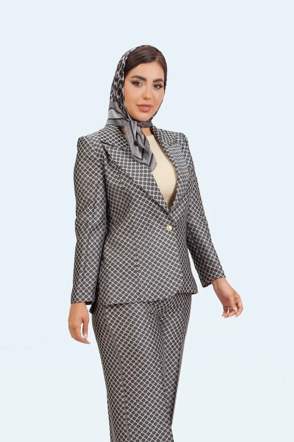 یقه انگلیسی تک دکمه مهسا - تصویر 9