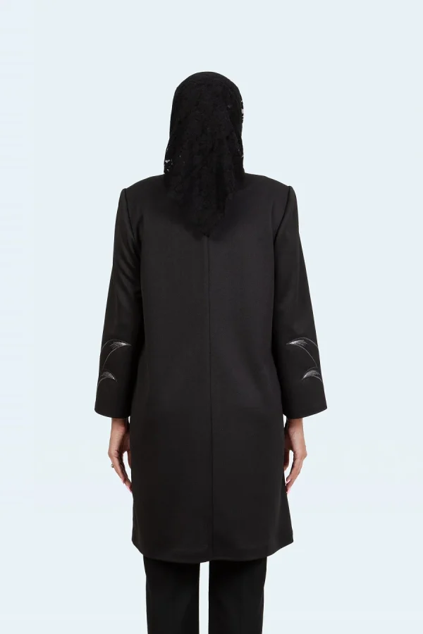 ملانژساده یقه هفت پیش آستین گلدوزی روزا - تصویر 3