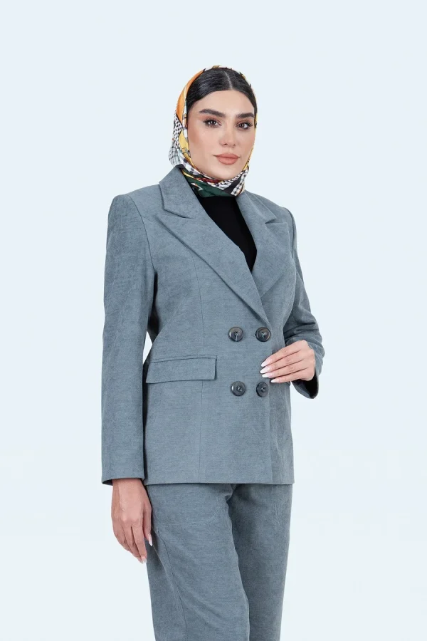 کت شلوار یقه انگلیسی ۴ دکمه - تصویر 2