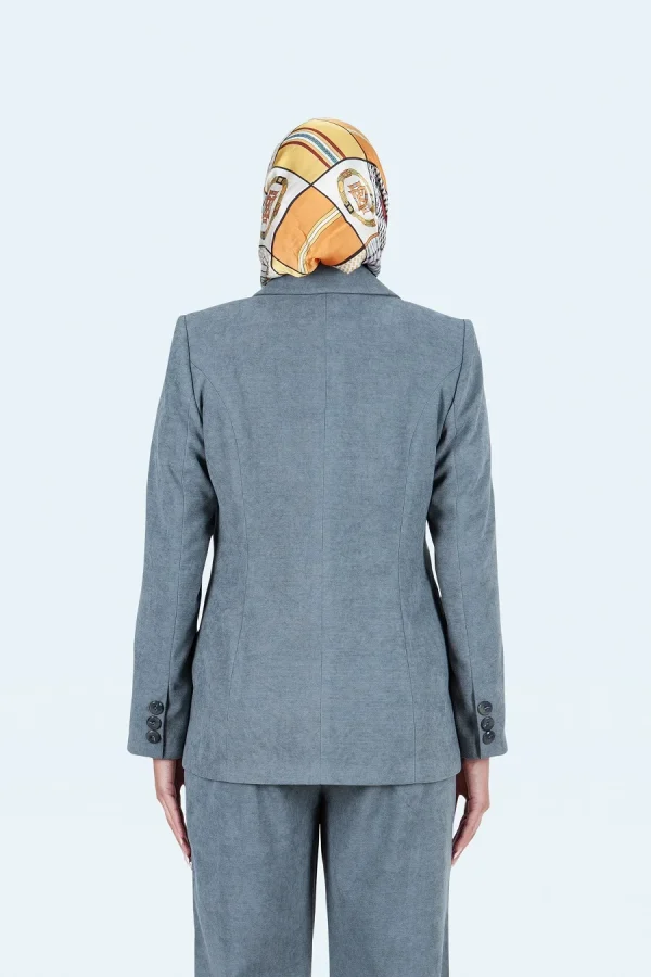 کت شلوار یقه انگلیسی ۴ دکمه - تصویر 3