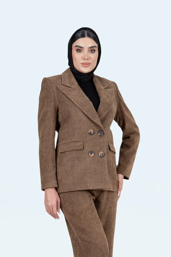 کت شلوار یقه انگلیسی ۴ دکمه - تصویر 6